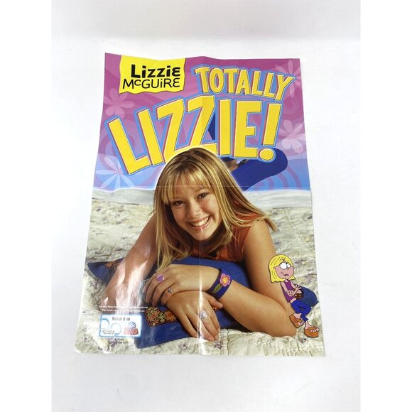 Disney Other - Vintage Totally Lizzie! Poster Disney's  Lizzie McGuire Hilary Duff Preowned